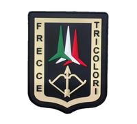Italian Air Force Patch per aeronautica Patch plastificata 3D frecce da applicare a zaini, cappelli, giacche e t-shirt. Con strappo