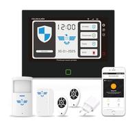 ITALIAN ALARM - Allarme Casa Senza Fili Anti Jamming, Antifurto Casa Wireless Anti Jammer con Schermo Touch 7", Supporta Sim GSM 4G, Gestione Smart con APP, Assistenza Telefonica Italia