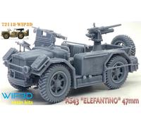 Italian AS43 con"£l3fantino" da 47 mm Machine Gun art. 72118 WIP3D 3D printed
