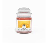 Italian bed Linen Candela MB Home Basic, Fresh Orange Explosion, 410 Grammi