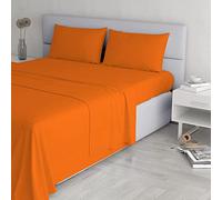 Italian bed Linen Cl El Arancio 2Pst Completo Letto, Microfibra, Matrimoniale, 240 x 270 cm, 4 unità