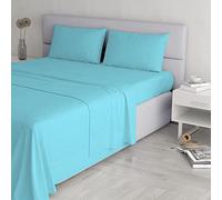 Italian bed Linen Cl El Azzurro 2Pst Completo Letto, Microfibra, Matrimoniale, 240 x 270 cm, 4 unità