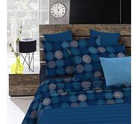 Italian Bed Linen CL-FA-ipnotica-2P Completo Letto in Microfibra, Ipnotic, Matrimoniale, 4 unità