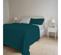 ITALIAN BED LINEN Completo Letto Blu/Grigio matrimoniale 250 x 300 cm