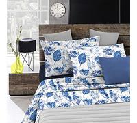 Italian Bed Linen Completo Letto Fantasy, 4 pezzi, Matrimoniale Foglie