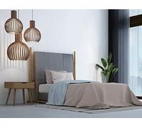 Italian Bed Linen Completo letto Trendy Chic, Azzurro, Singolo