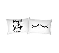 Italian Bed Linen Coppia Federe Stampa Digitale, PRINTED-01, 52 x 82 cm