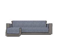 Italian Bed Linen Copridivano Antiscivolo Comfort con Penisola SX, Blu Scuro, 240 cm
