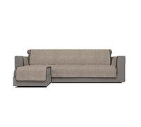 Italian Bed Linen Copridivano Antiscivolo Comfort con Penisola SX, Marrone, 190 cm
