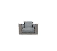 Italian Bed Linen Copridivano Antiscivolo Comfort, Grigio Scuro, 1 Posto