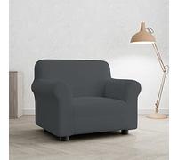 Italian Bed Linen Copridivano Bielastico PRETTY estensibile Grigio Scuro 1 Posto