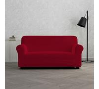 MB HOME BASIC Copridivano Elastico Dahlia, Bordeaux, 2 Posti