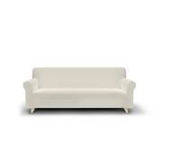 Italian Bed Linen Copridivano Elastico Dahlia - Proteggi Divano Elasticizzato 190-260 cm, 3 posti, Fodera Estensibile - Panna