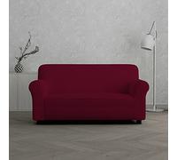 Italian Bed Linen Copridivano elastico Leslie, Bordeaux, 2 Posti