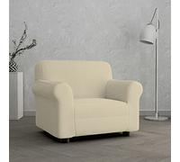 Italian Bed Linen Copridivano elastico Leslie, Panna, 1 Posto