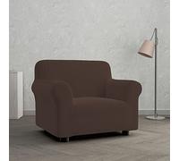 Italian Bed Linen Copridivano estensibile FASHIONABLE, Marrone 1 Posto