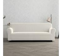 Italian Bed Linen Copridivano estensibile FASHIONABLE, Panna 3 Posti