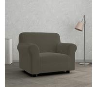 Italian Bed Linen Copridivano estensibile FASHIONABLE, Tortora 1 Posto