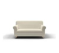 Italian Bed Linen Copridivano LESLIE elastico ed estensibile, Panna 2 Posti