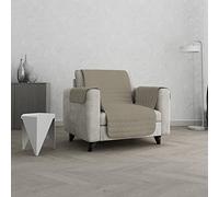 Italian Bed Linen Copridivano Trapuntato double-face TRENDY, 1 Posto, Tortora/Panna