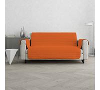 Italian Bed Linen Copridivano Trapuntato double-face TRENDY, 2 Posti, Arancio/Giallo