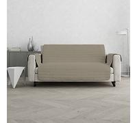 Italian Bed Linen Copridivano Trapuntato double-face TRENDY, 2 Posti, Tortora/Panna
