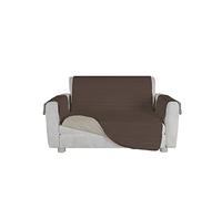 Italian Bed Linen Copridivano Trapuntato Trendy, Marrone/Panna, 2 Posti