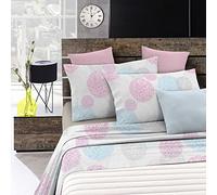 Italian Bed Linen Fantasy Completo Letto, Microfibra, Molecole, Matrimoniale