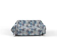 Italian Bed Linen Fantasy Soffioni Blu Telo Copritutto Stampato 1 Posto, Microfibra