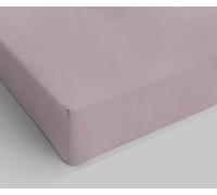 Italian Bed Linen Lenzuolo sotto con Angoli Max Color, Cotone, Rosa Antico, 1 Posto e Mezzo