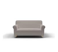 Italian Bed Linen LESLIE Copridivano elastico e estensibile, Tortora 2 Posti