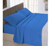 Italian Bed Linen Max Color Completo Letto, 100% Cotone, Royal, 2 Posti
