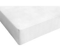 Italian Bed Linen Max Color Lenzuolo sotto Matrimoniale, 100% Cotone, Bianco, 2 Posti