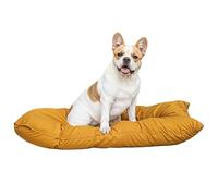 Italian Bed Linen Maxy cuscinone ELEGANT, imbottito e trapuntato, per cani e gatti, 60 x 100 cm, Giallo