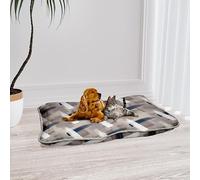 Italian Bed Linen Maxy cuscinone FANTASY, cuscino per cani e gatti imbottito e trapuntato, 60 x 100 cm, Pennellate