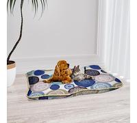 Italian Bed Linen Maxy cuscinone FANTASY, cuscino per cani e gatti imbottito e trapuntato, 60 x 100 cm, Murrine