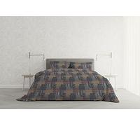 Italian Bed Linen MB Home Italy, Parure Copripiumino „Athena“, Adana Grigio, Matrimoniale