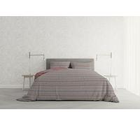 Italian Bed Linen MB Home Italy, Parure Copripiumino „Athena“, Malindi Rosso, Matrimoniale