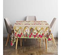 Italian Bed Linen MB HOME ITALY Tovaglia in Panama 100% Cotone, Melograno, 150x180 cm