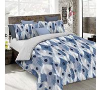 Italian Bed Linen Parure Copripiumino Fashion, Microfibra, Multicolore (Calypso), 1 Piazza e Mezza