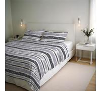 Italian Bed Linen Parure Copripiumino RIVER - Prodotto in Italia - Set Copripiumino Matrimoniale - Sacco 250x200 cm + Patella e 2 Federe 50x80 cm - Cotone 80% Fibre Miste 20% - Oka