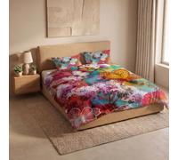 Italian Bed Linen Parure Copripiumino Stampa Digitale KIOSA, 100% cotone Made in Italy, Set Copripiumino Letto Matrimoniale Sacco Piumino 250x200cm+2 federe 50x80cm - KIO633