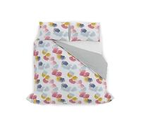 Italian Bed Linen Parure copripiumino Watercolor, 02, Matrimoniale