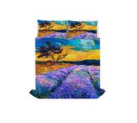 Italian Bed Linen - Parure Letto con Stampa Digitale su Lenzuolo e Federe - SD12 (Multicolore) - 100% Cotone - Matrimoniale - 255x300x1 cm