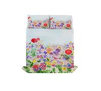 Italian Bed Linen - Parure Letto con Stampa Digitale su Lenzuolo e Federe - SD23 (Multicolore) - 100% Cotone - Matrimoniale - 255x300x1 cm