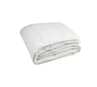 Italian Bed Linen Piumino Invernale Trattamento Aloe, Bianco, Piazza E Mezza 200x200cm