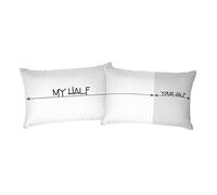 Italian Bed Linen Printed Coppia Federe Stampa Digitale, PRINTED-24, 52 x 82 cm