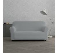 Italian Bed Linen Sogni e Capricci PetsCopridivano Elastico Iris, Grigio Chiaro, 2 Posti