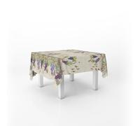 Italian Bed Linen Tovaglia stampa digitale antimacchia, 150 x 150 cm Bacco