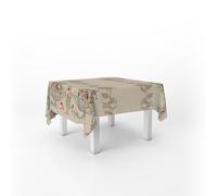 Italian Bed Linen Tovaglia stampa digitale antimacchia, 150 x 180 cm Antica Roma